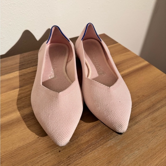 Rothy's The Point Ballet Flats Blush Pink Size 9.5 Womens - Picture 3 of 11